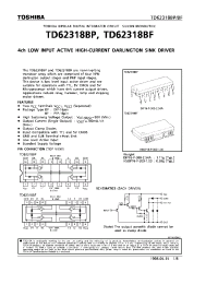 Datasheet TD62318 manufacturer Toshiba